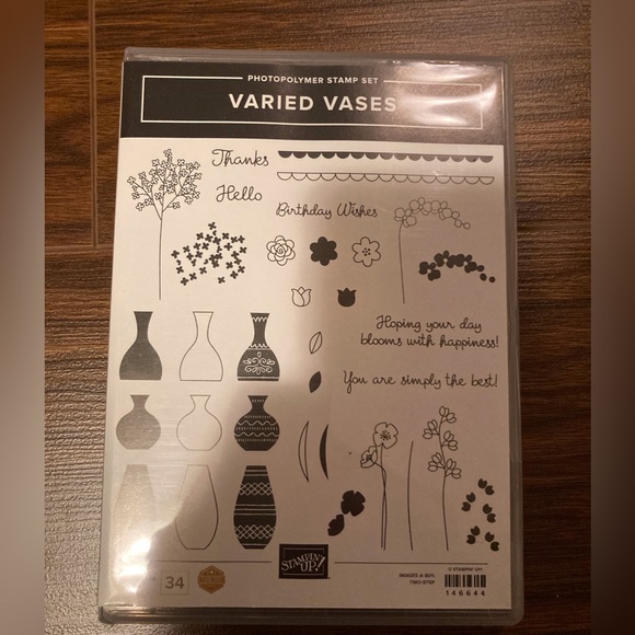 Stampin’ Up Varied Vases Stamps + Punch - Picture 2 of 4